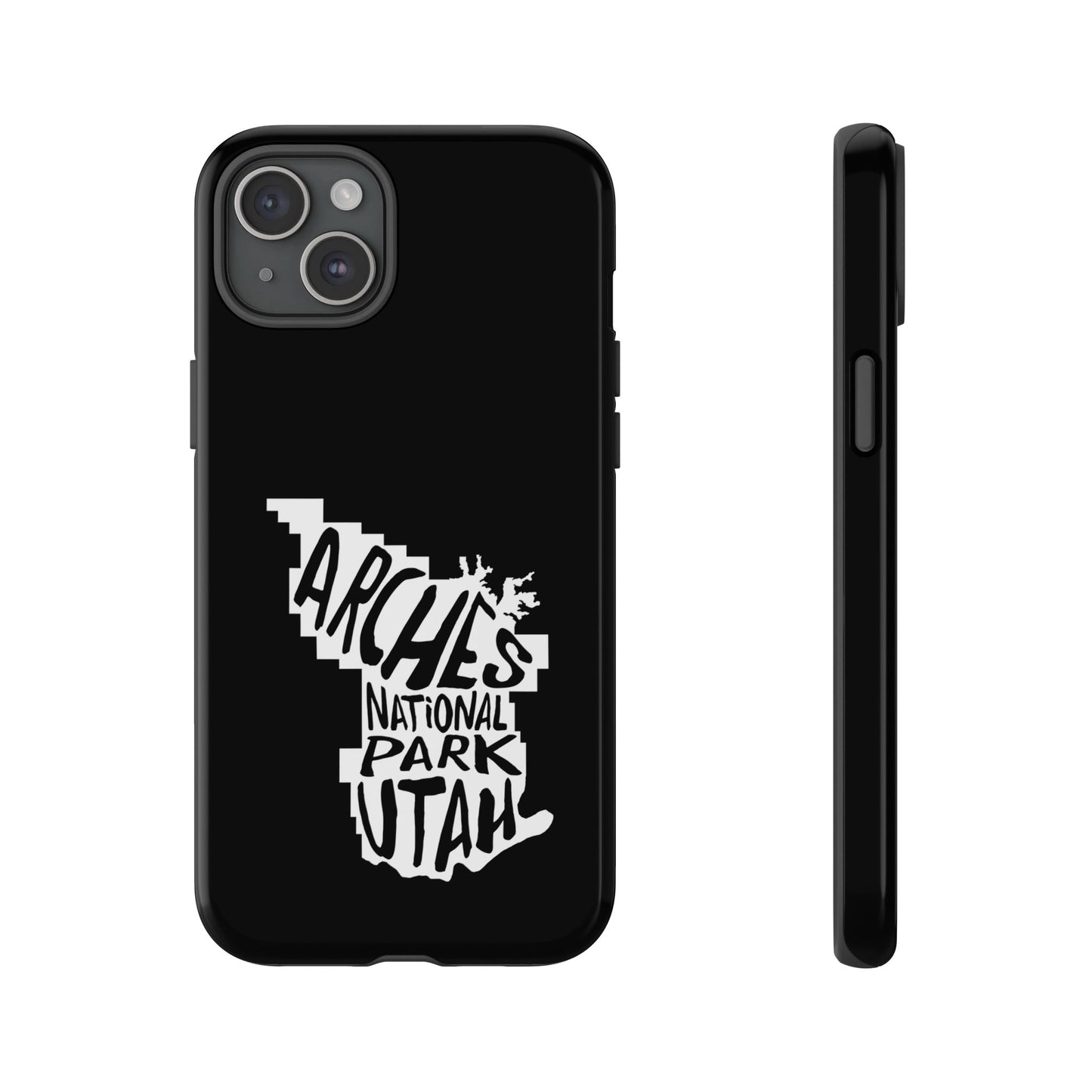 Arches National Park Phone Case - Map Design