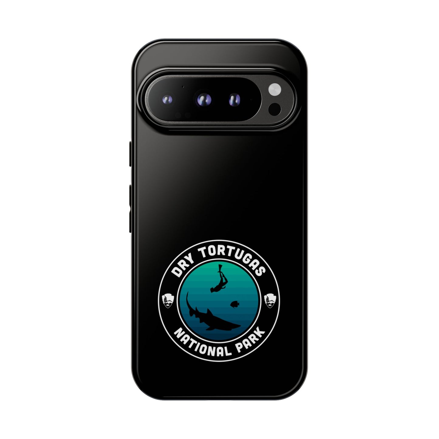 Dry Tortugas National Park Phone Case - Round Emblem Design