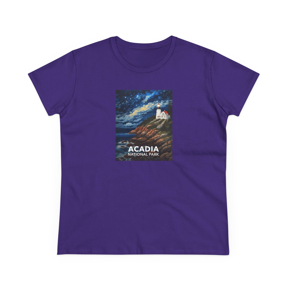 Acadia National Park Women's T-Shirt - Starry Night