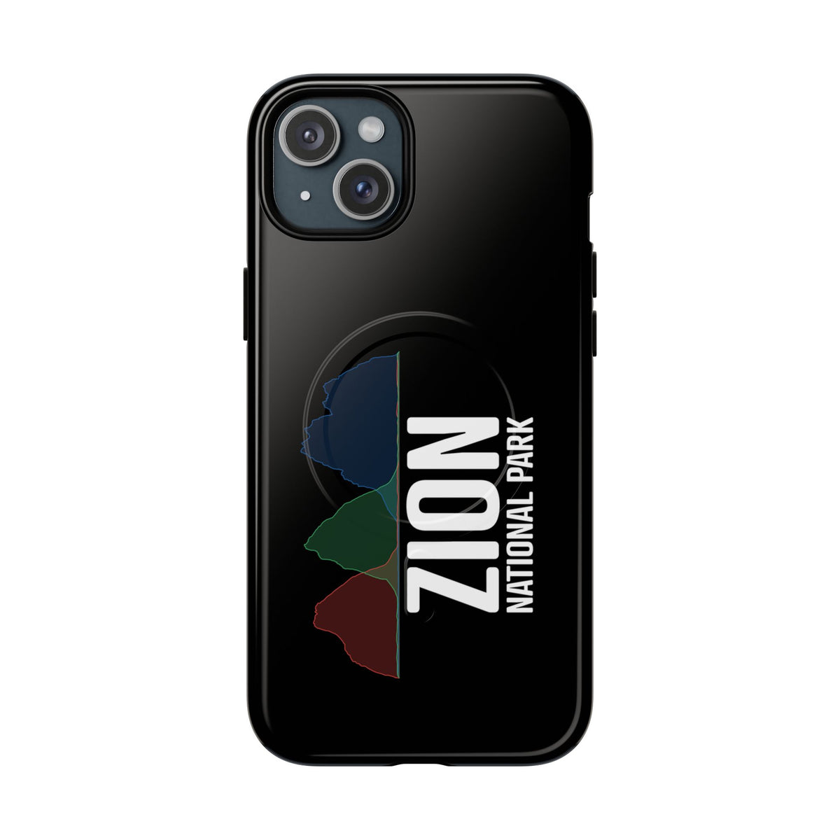 Zion National Park iPhone Case with MagSafe - Histogram Design