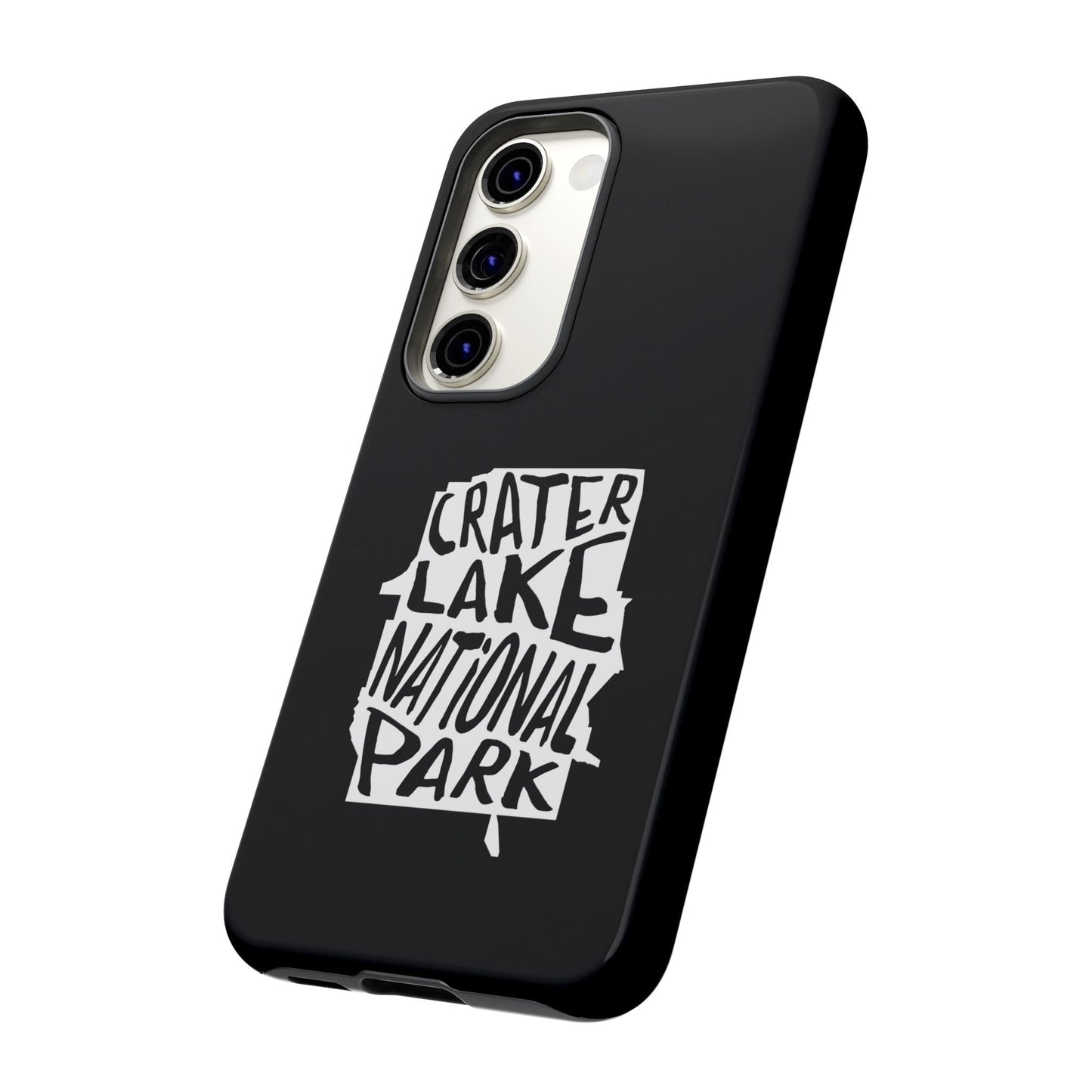 Crater Lake National Park Phone Case - Map Design