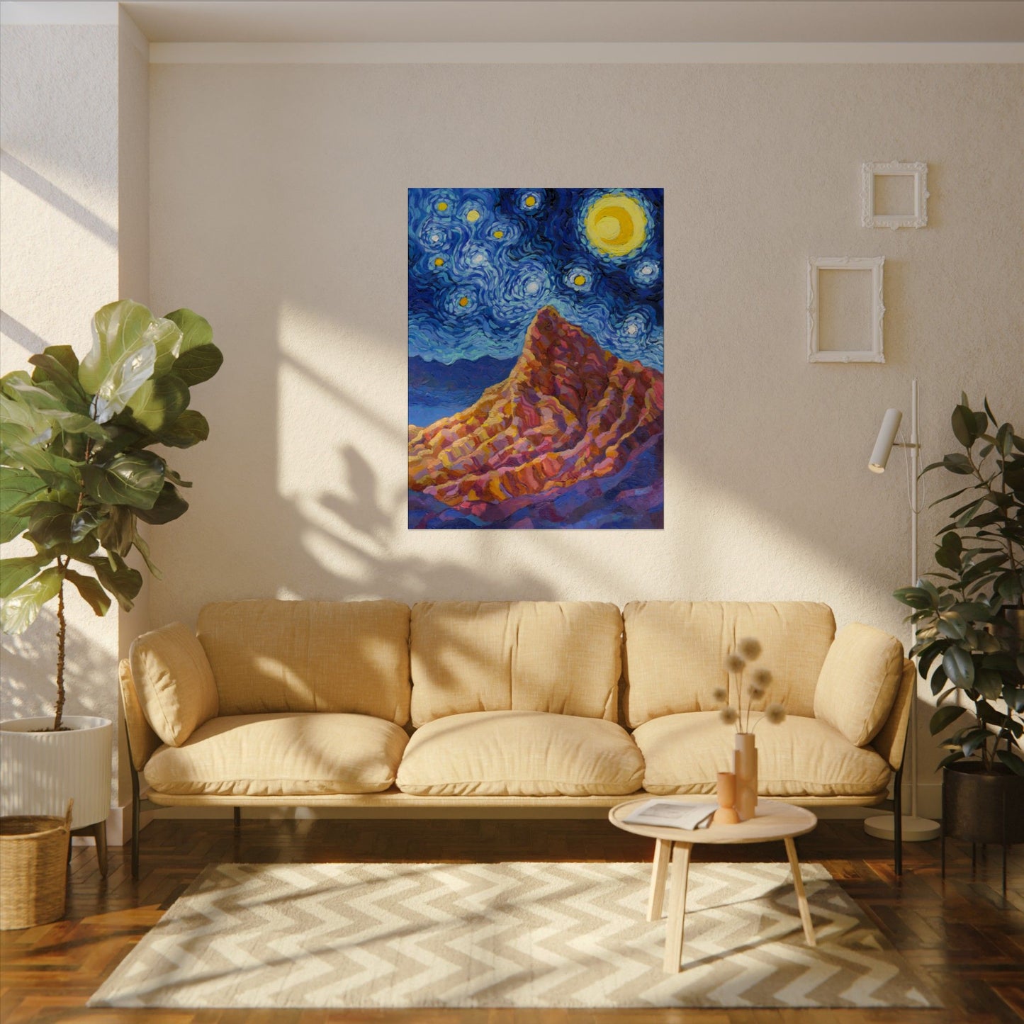 Death Valley National Park Park Starry Night Poster - Premium Textured Paper