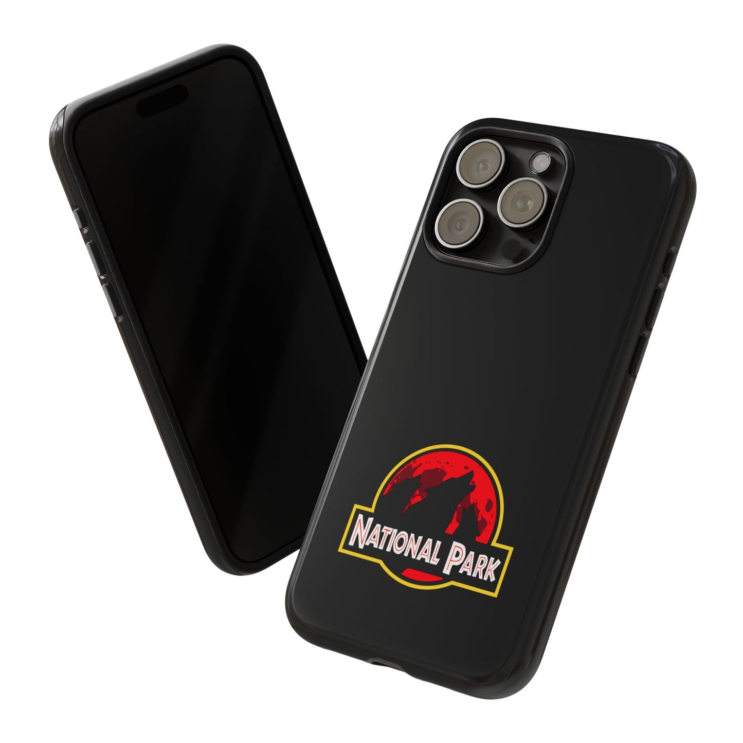 3 Wolf National Park iPhone Case - Parody Logo