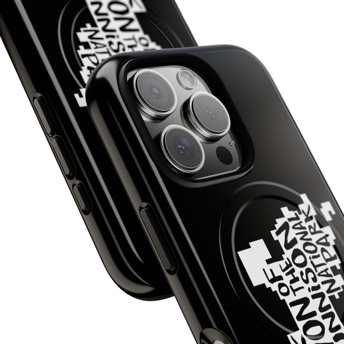 Black Canyon of the Gunnison National Park iPhone Case with MagSafe - Map Design