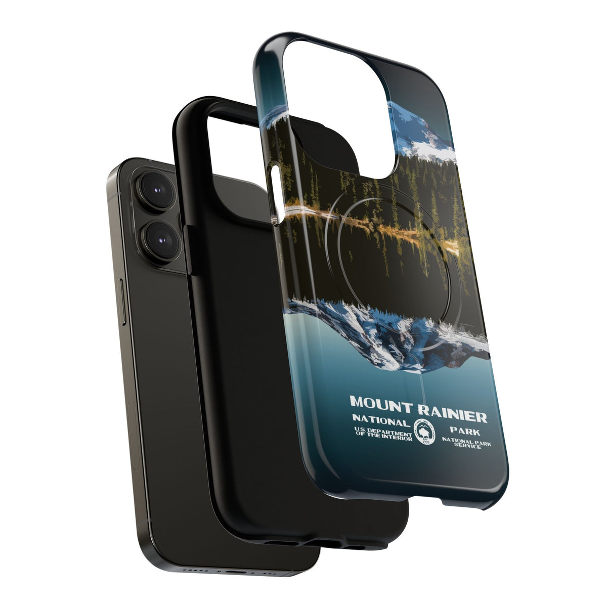 Mount Rainier National Park iPhone Case with MagSafe - WPA Design