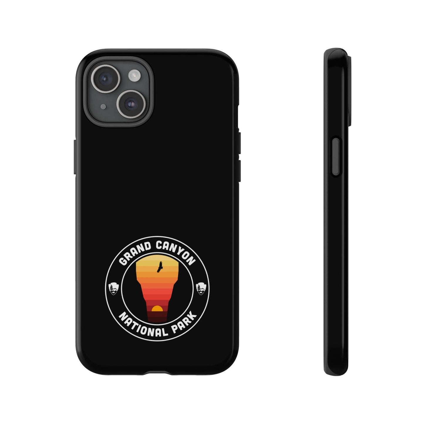 Grand Canyon National Park Phone Case - Round Emblem Design
