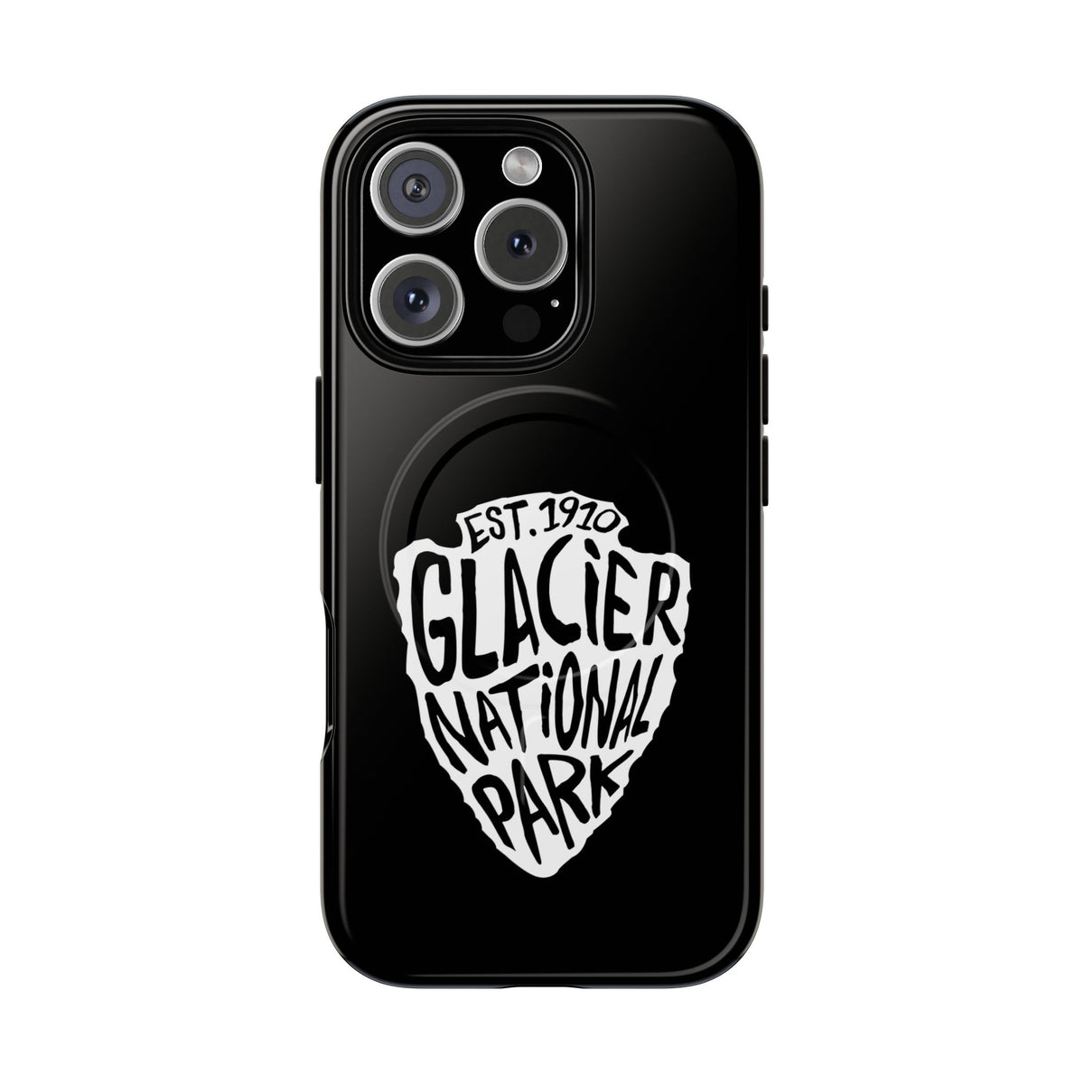 Glacier National Park iPhone Case with MagSafe - Arrowhead Design