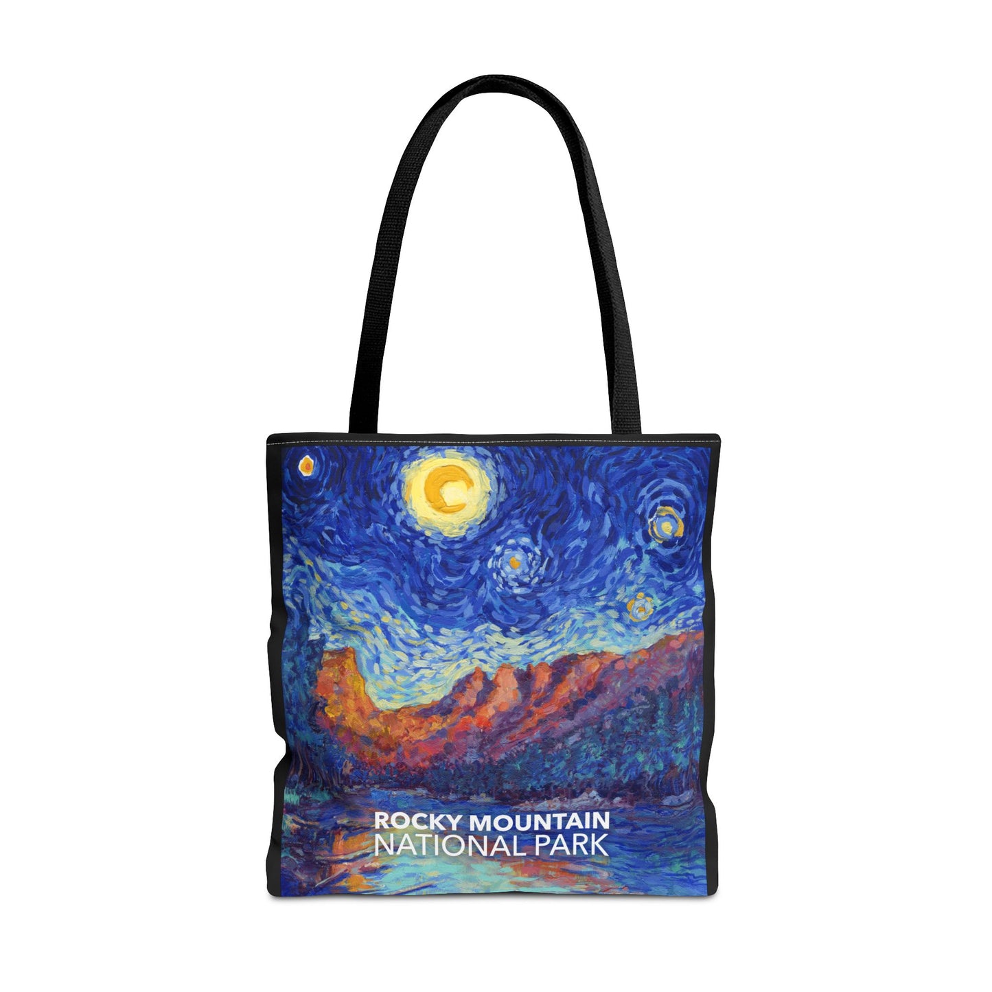 Rocky Mountain National Park Tote Bag - The Starry Night Large