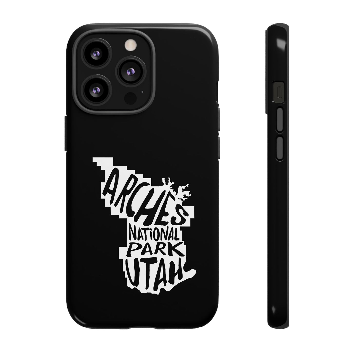 Arches National Park Phone Case - Map Design