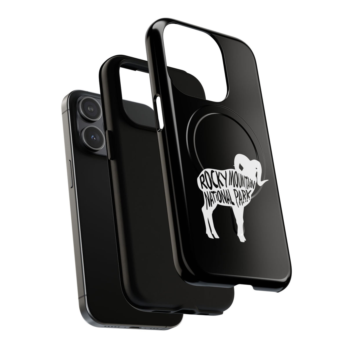 Rocky Mountain National Park iPhone Case with MagSafe - Bighorn Sheep Design