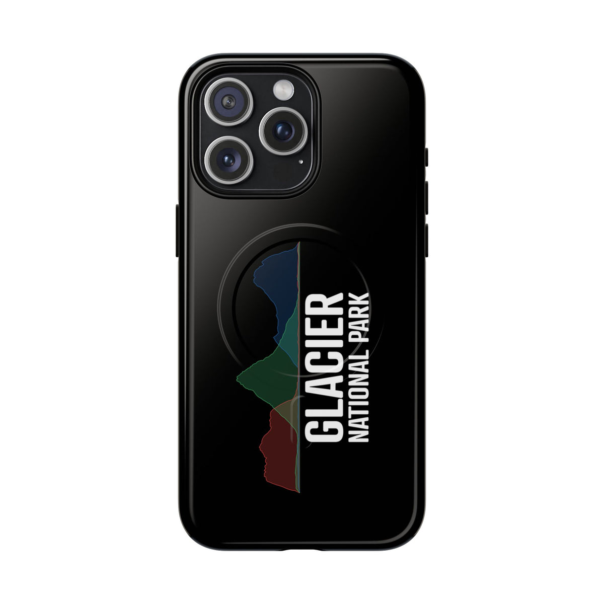 Glacier National Park iPhone Case with MagSafe - Histogram Design