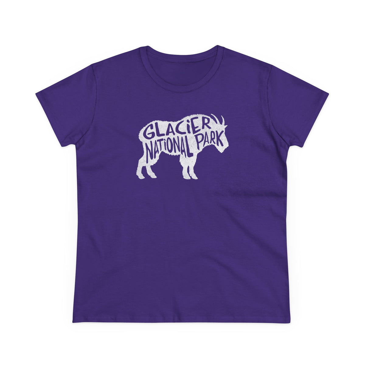 Glacier National Park Women's T-Shirt - Mountain Goat