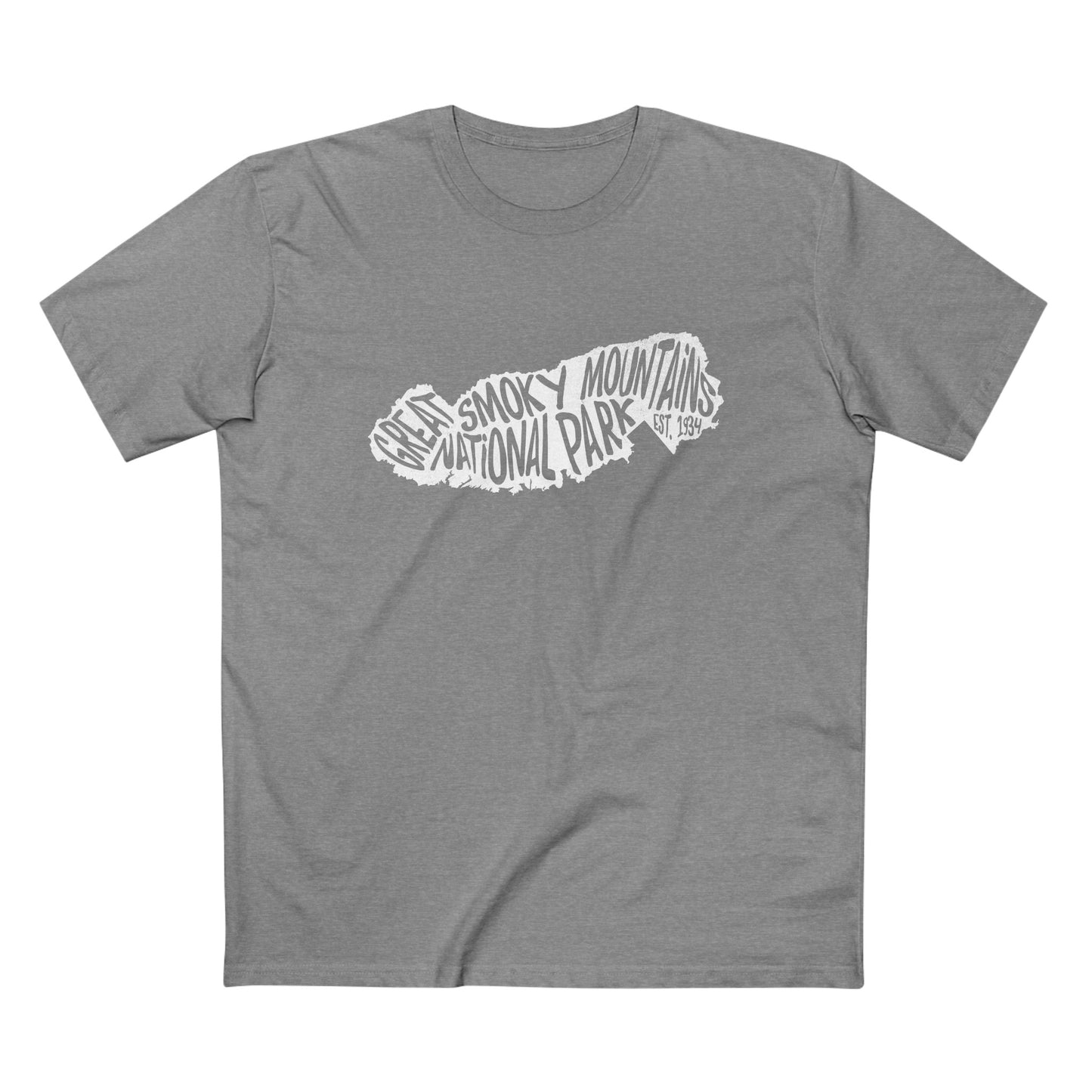 Great Smoky Mountains National Park T-Shirt - Map