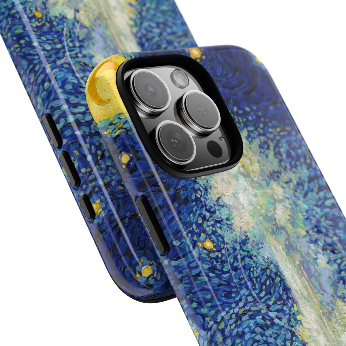 Yellowstone National Park iPhone Case with MagSafe - Old Faithful Starry Night