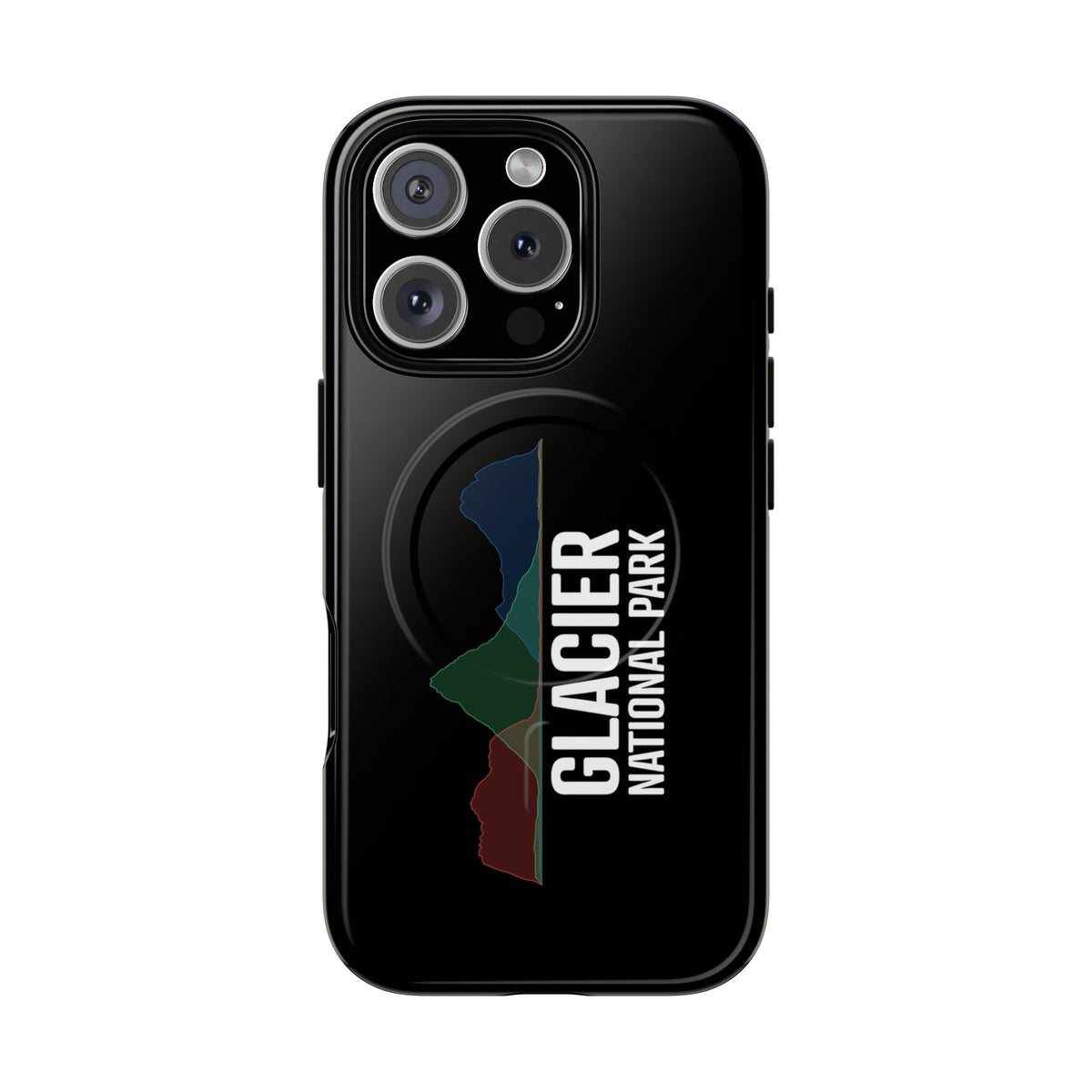 Glacier National Park iPhone Case with MagSafe - Histogram Design