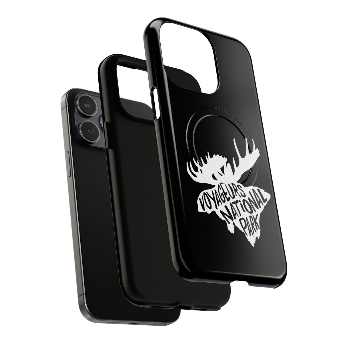 Voyageurs National Park iPhone Case with MagSafe - Moose Design