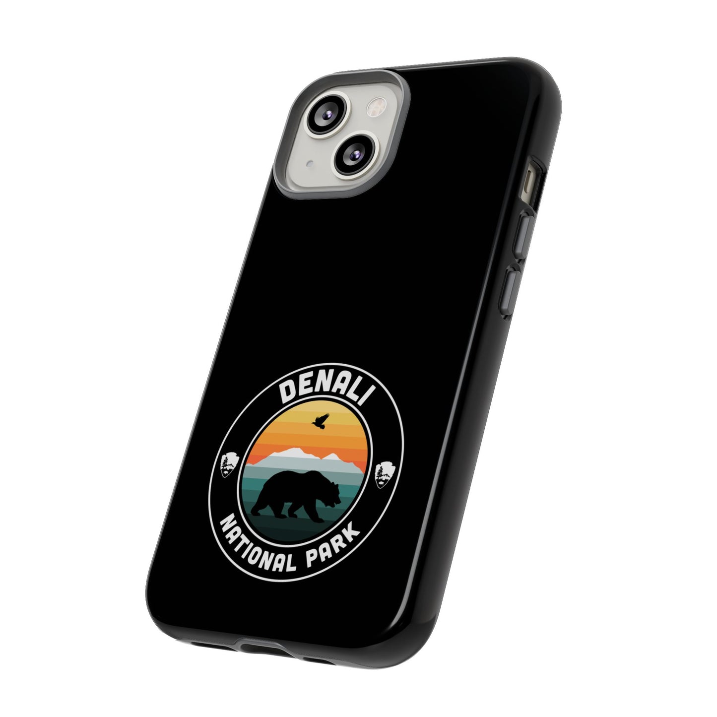 Denali National Park Phone Case - Round Emblem Design