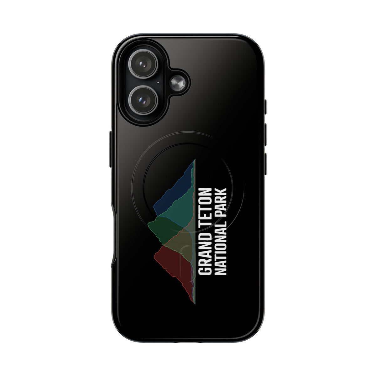 Grand Teton National Park iPhone Case with MagSafe - Histogram Design