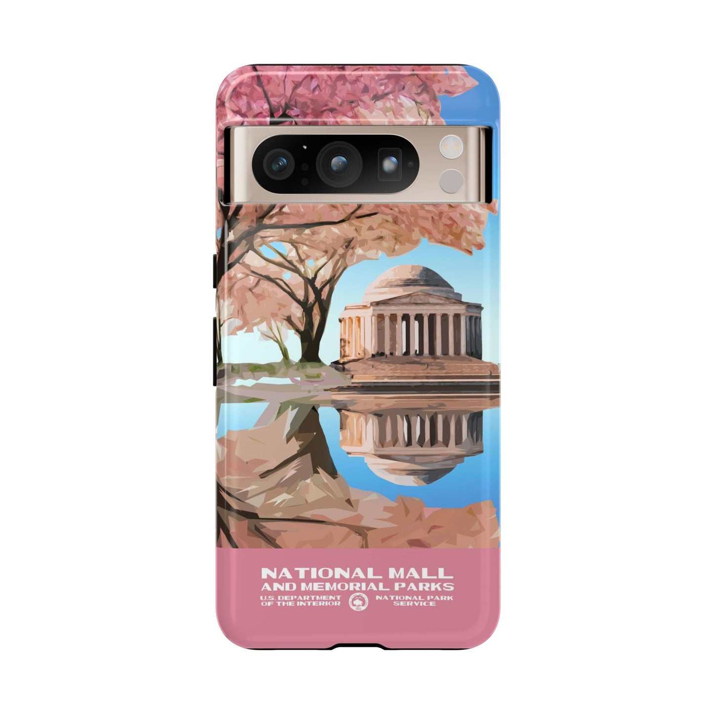 National Mall Washington DC WPA Phone Case