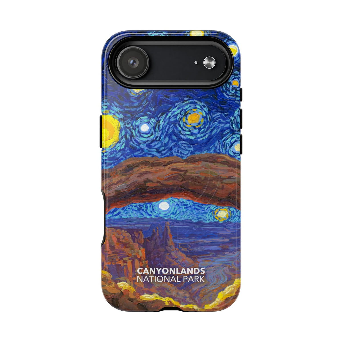 Canyonlands National Park iPhone Case with MagSafe - Starry Night