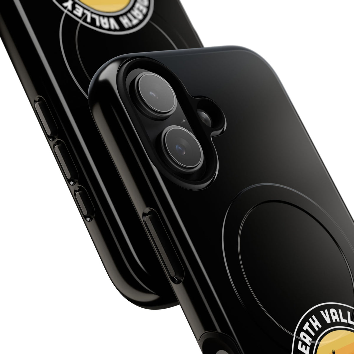 Death Valley National Park iPhone Case with MagSafe - Round Emblem Design
