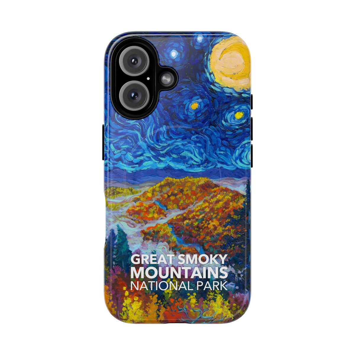 Great Smoky Mountains National Park iPhone Case with MagSafe - Starry Night