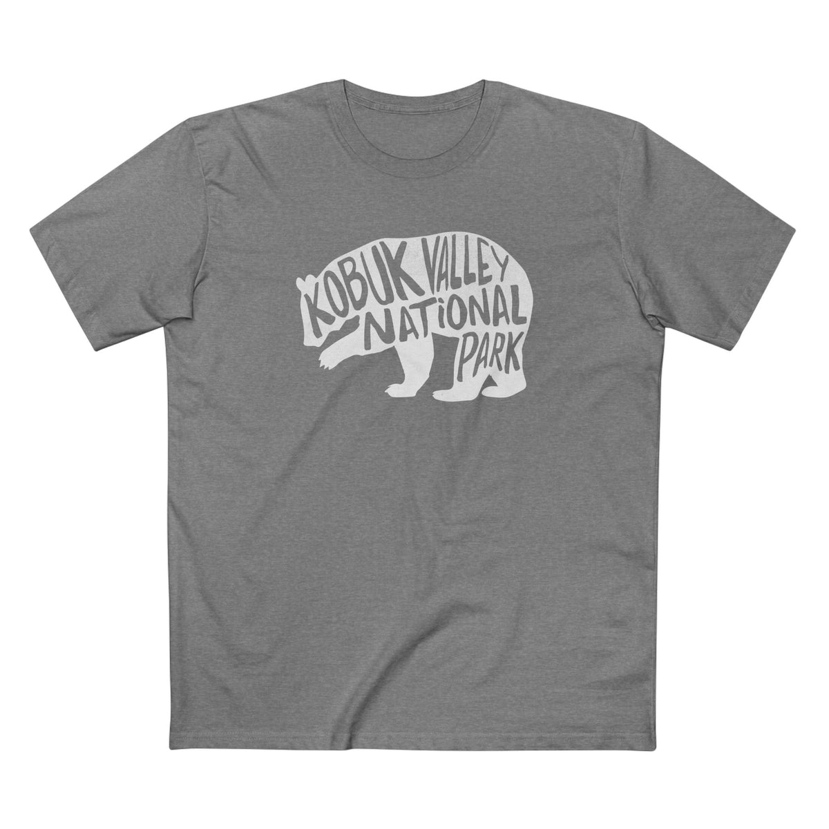 Kobuk Valley National Park T-Shirt - Grizzly Bear in Athletic Heather