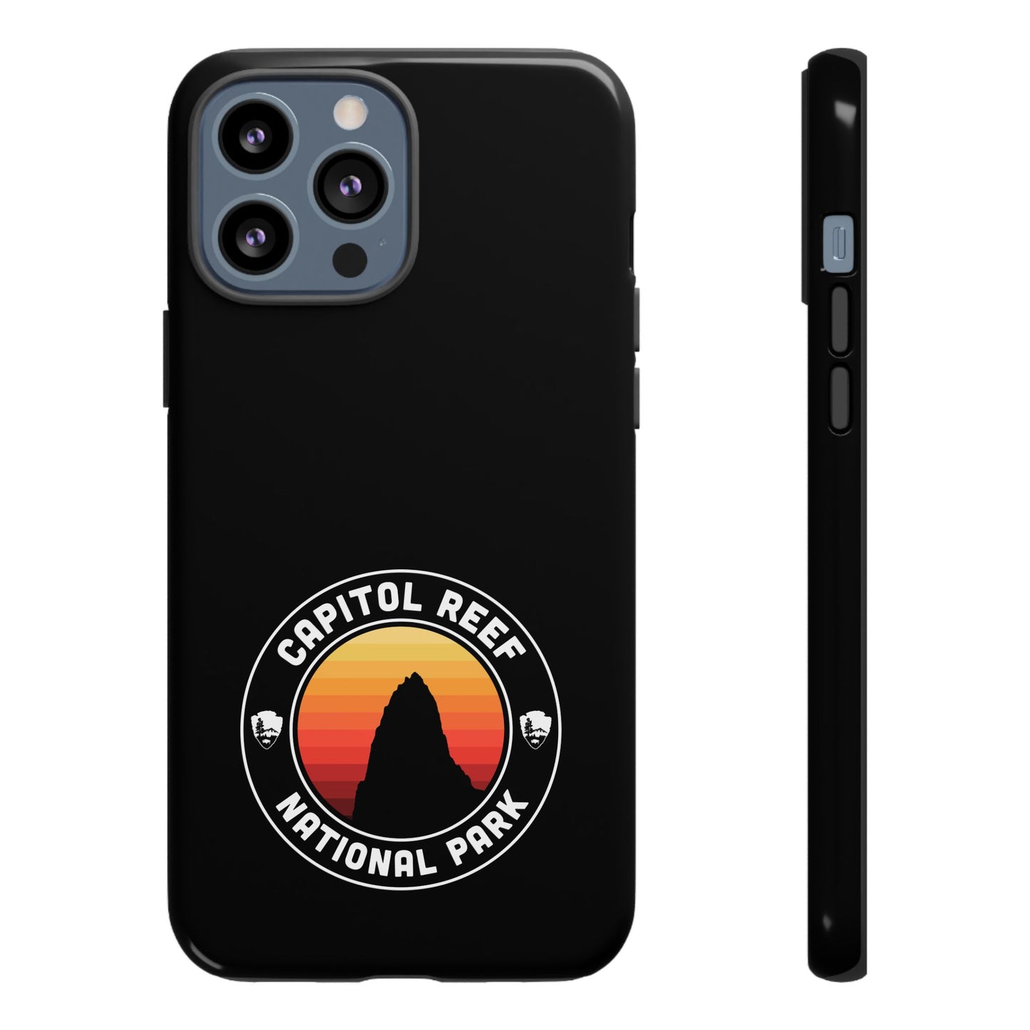 Capitol Reef National Park Phone Case - Round Emblem Design