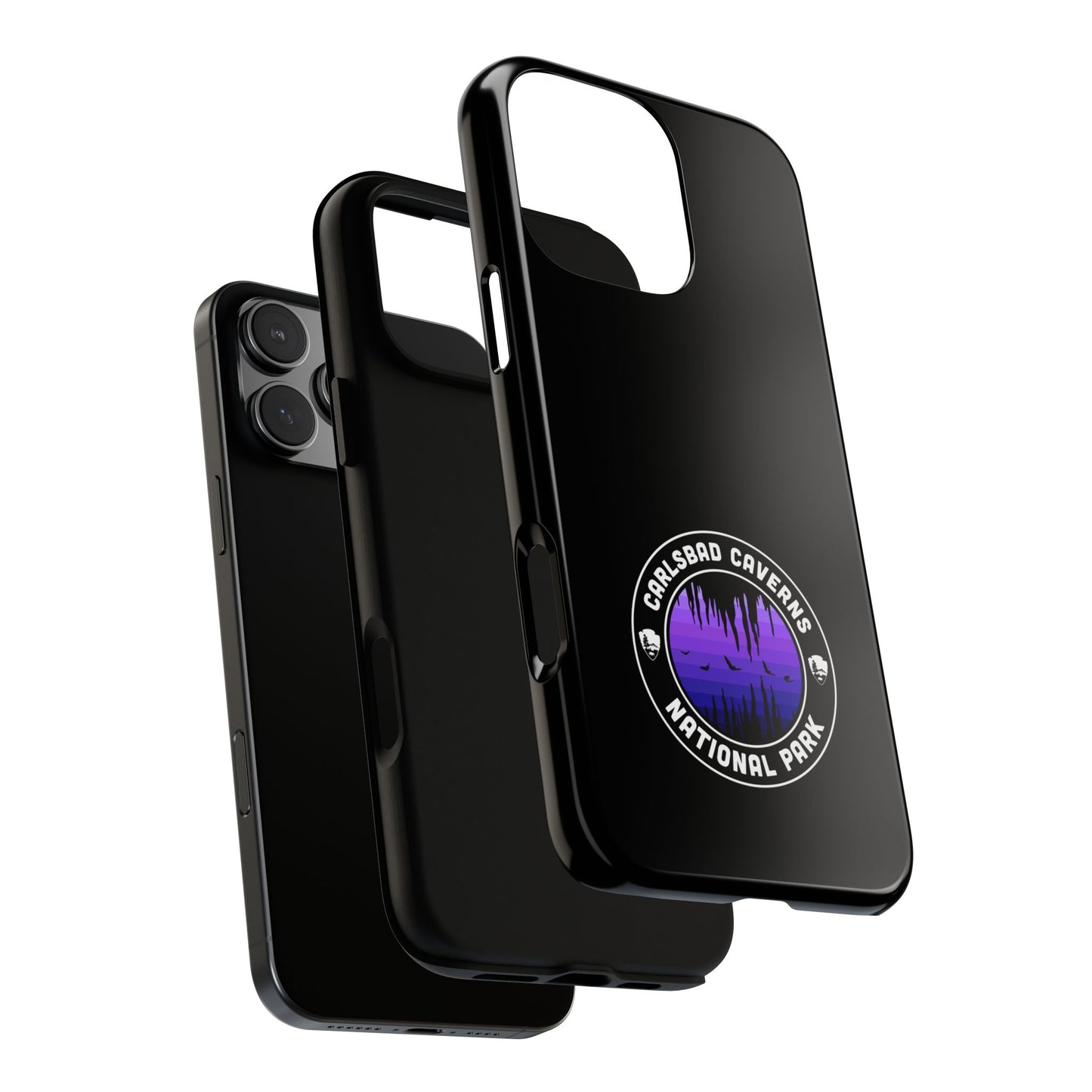 Carlsbad Caverns National Park Phone Case - Round Emblem Design