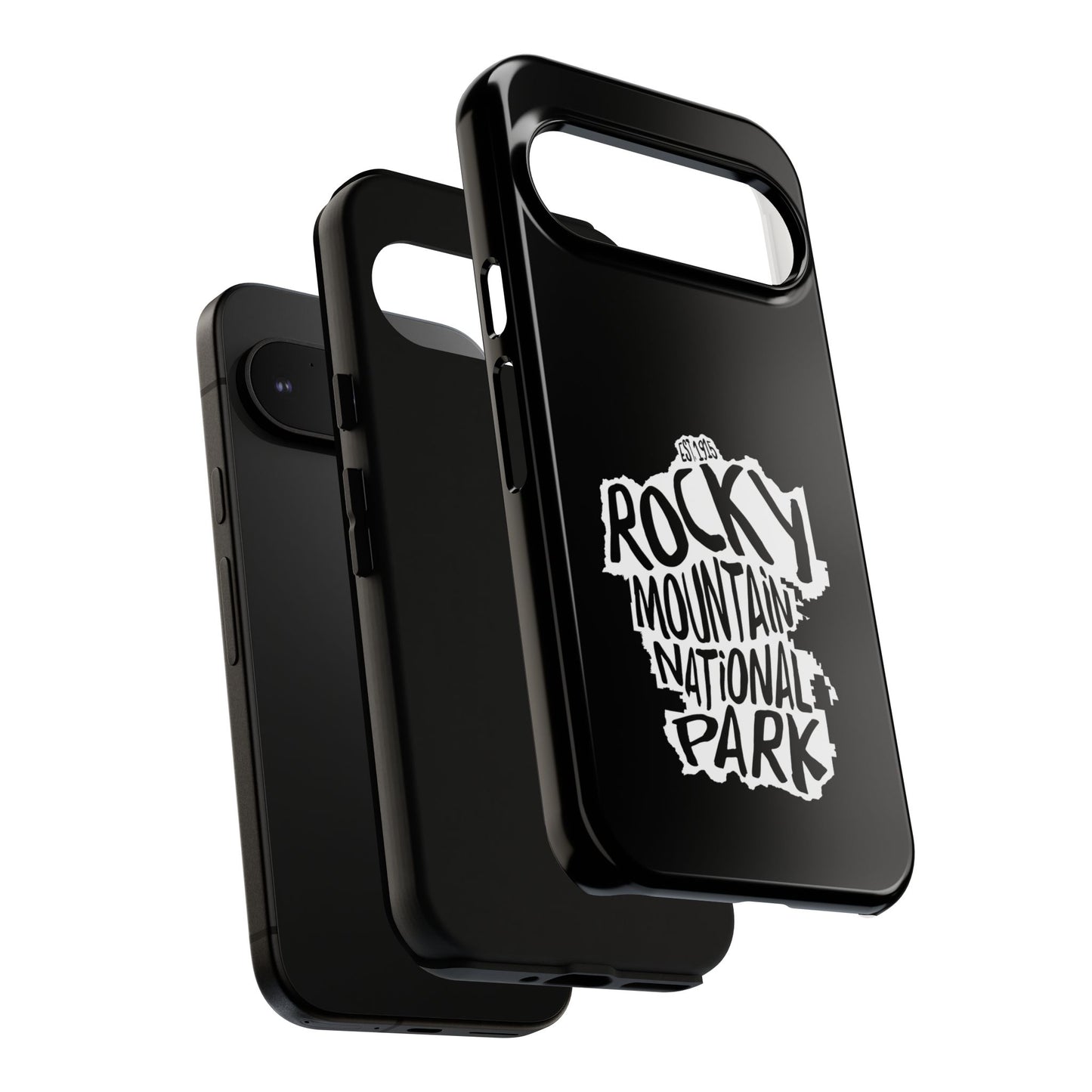 Rocky Mountain National Park Phone Case - Map Design