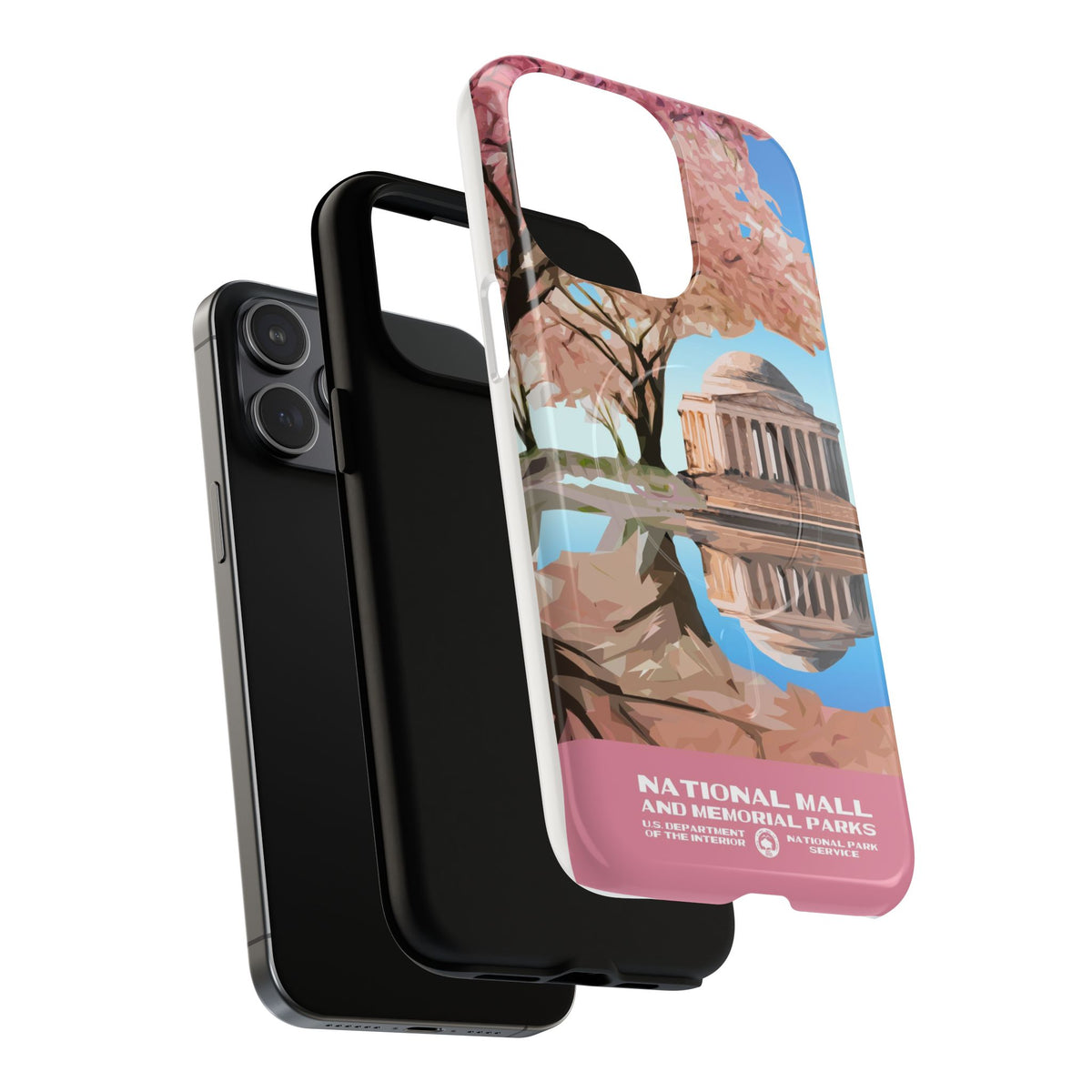 National Mall Washington DC iPhone Case with MagSafe - WPA Design