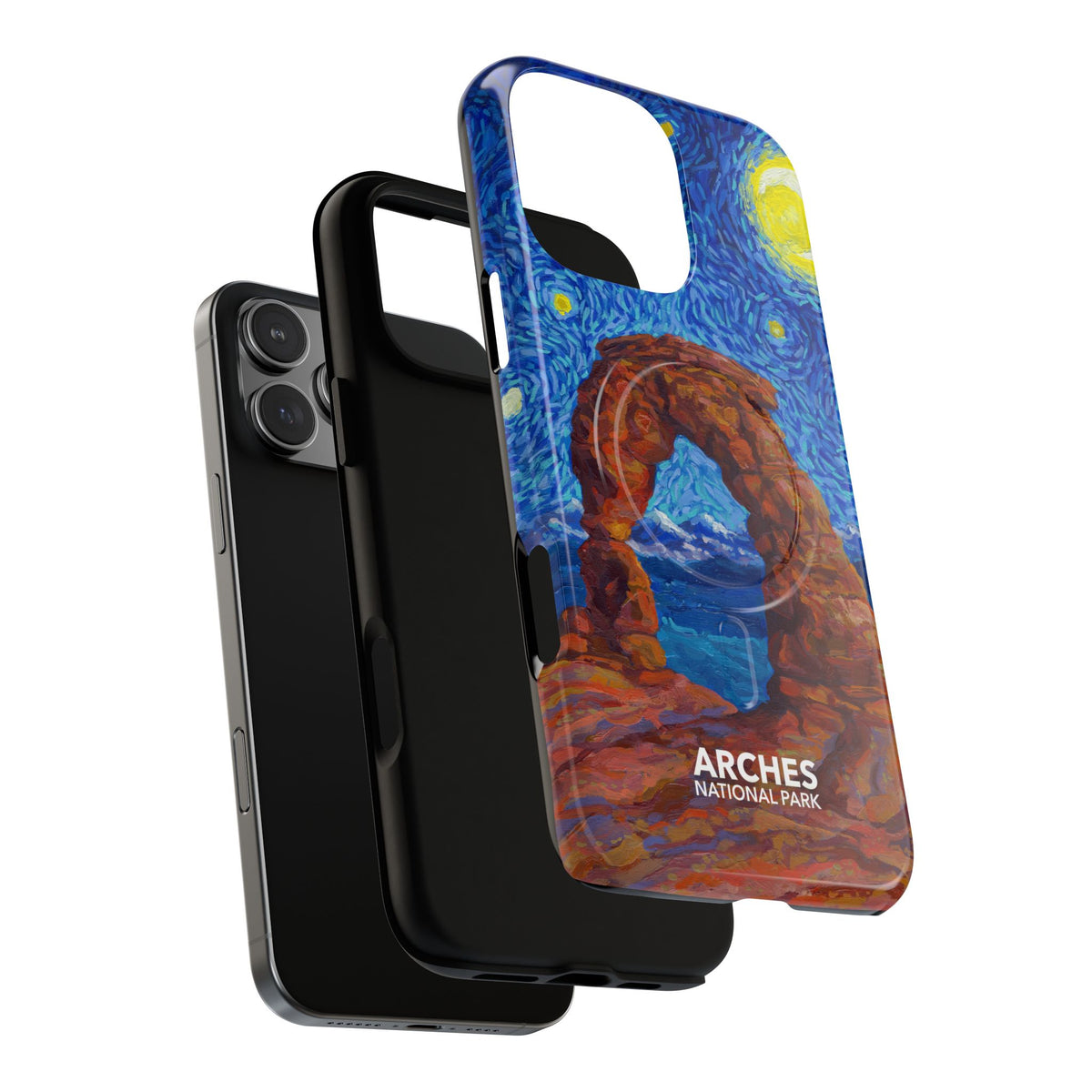 Arches National Park iPhone Case with MagSafe - Starry Night