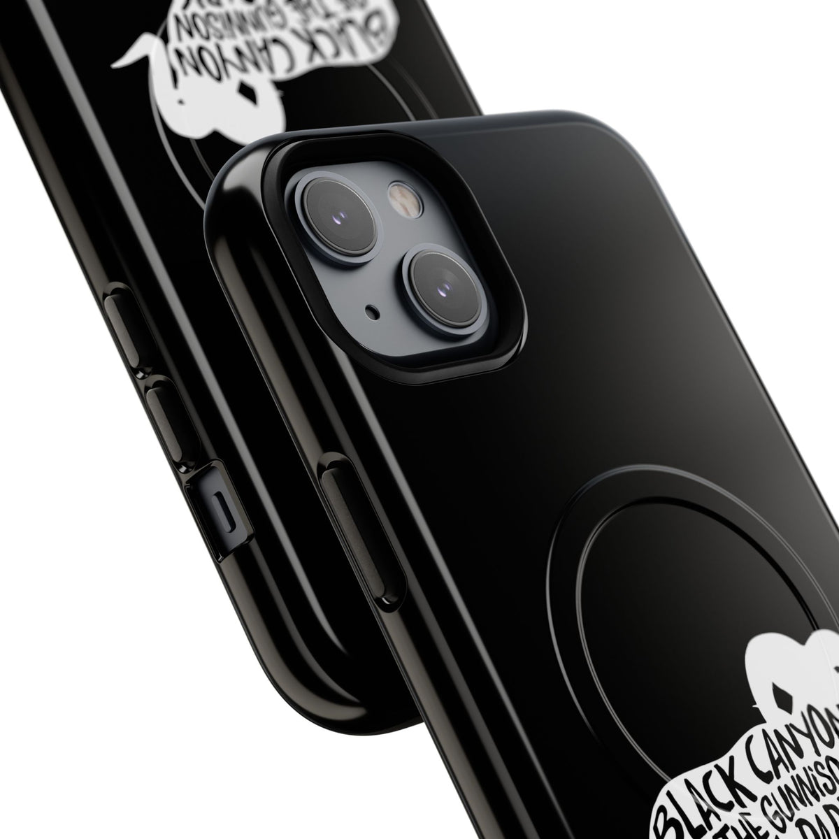 Black Canyon of the Gunnison National Park iPhone Case with MagSafe - Bighorn Sheep Design