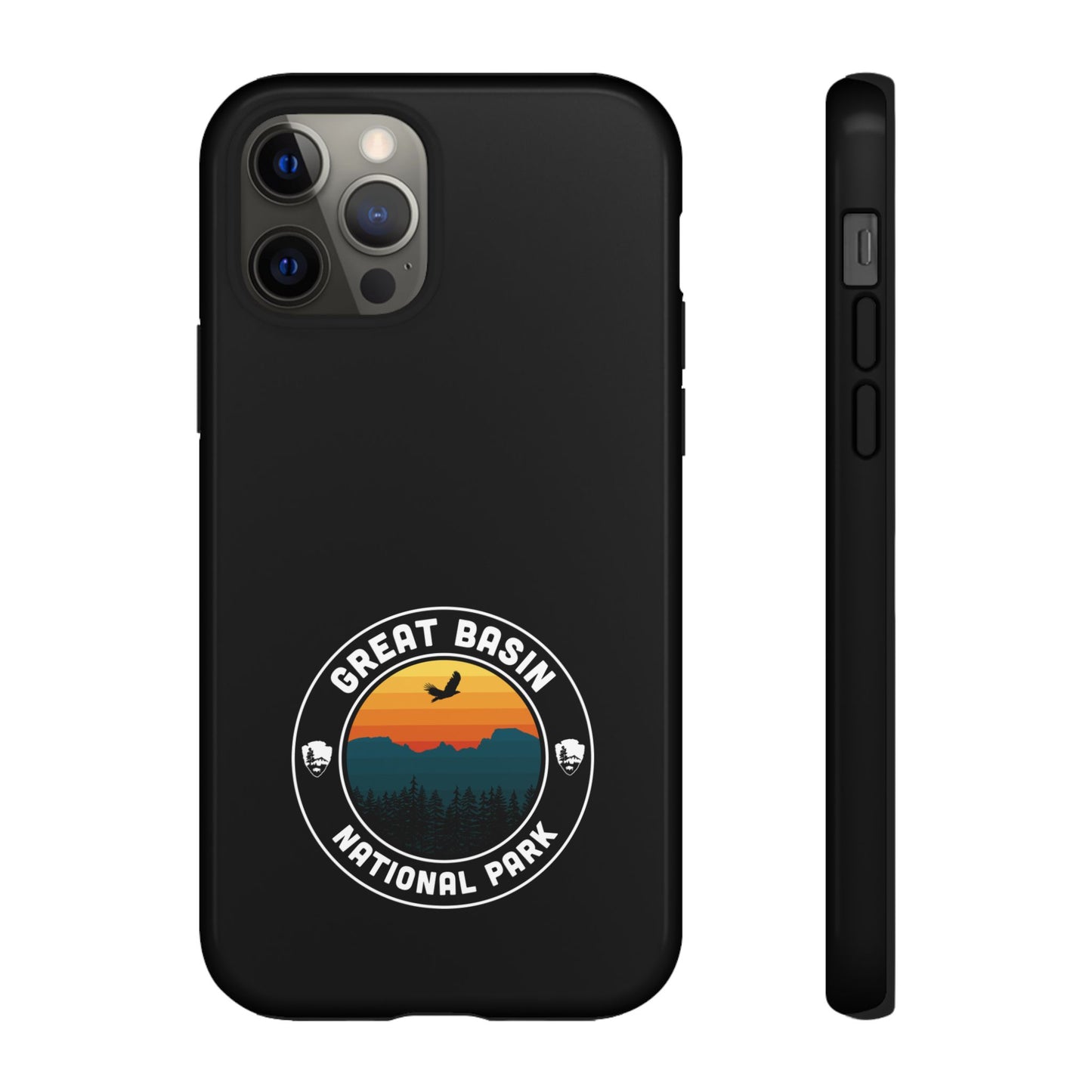 Great Basin National Park iPhone Case - Round Emblem Design