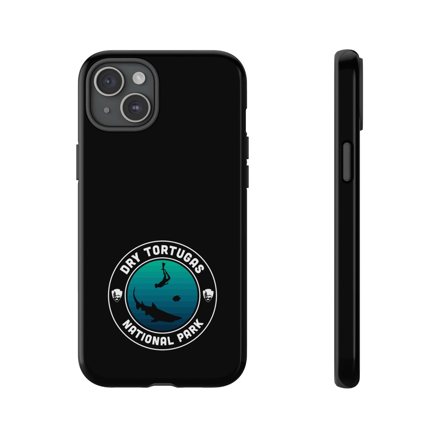 Dry Tortugas National Park Phone Case - Round Emblem Design