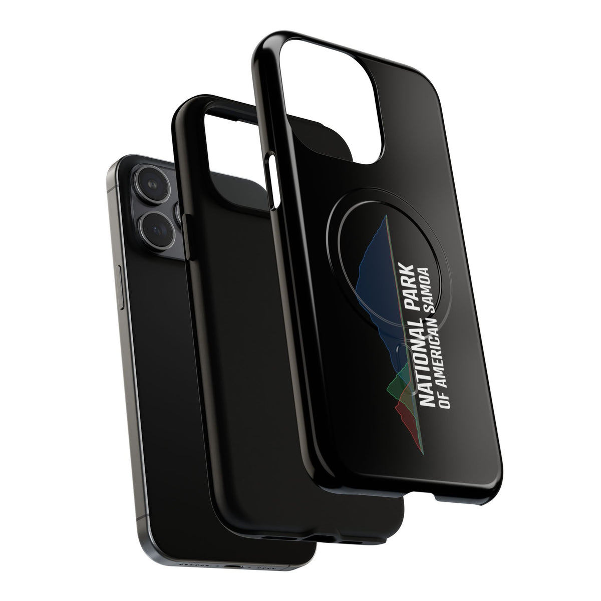 National Park of American Samoa iPhone Case with MagSafe - Histogram Design