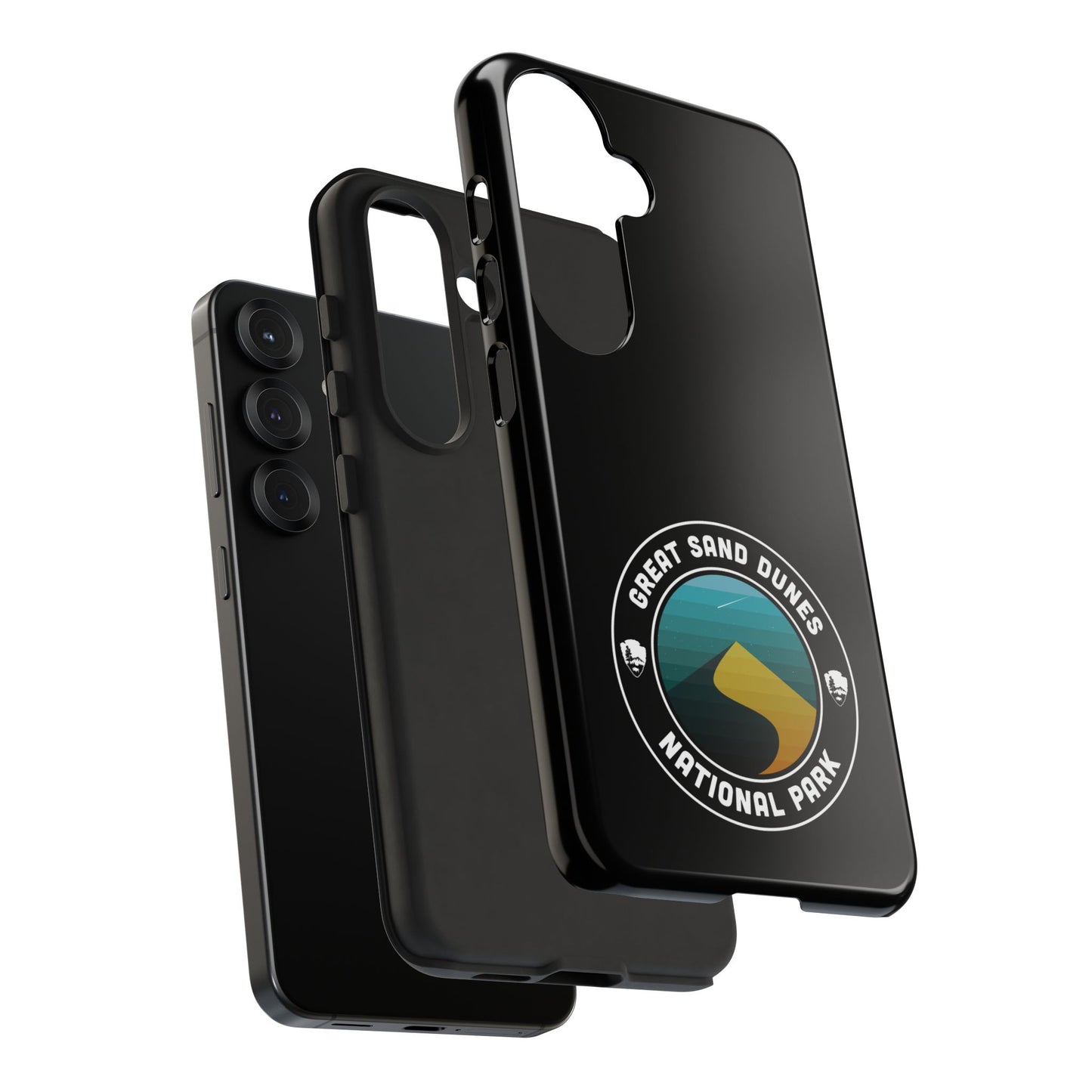 Great Sand Dunes National Park Phone Case - Round Emblem Design