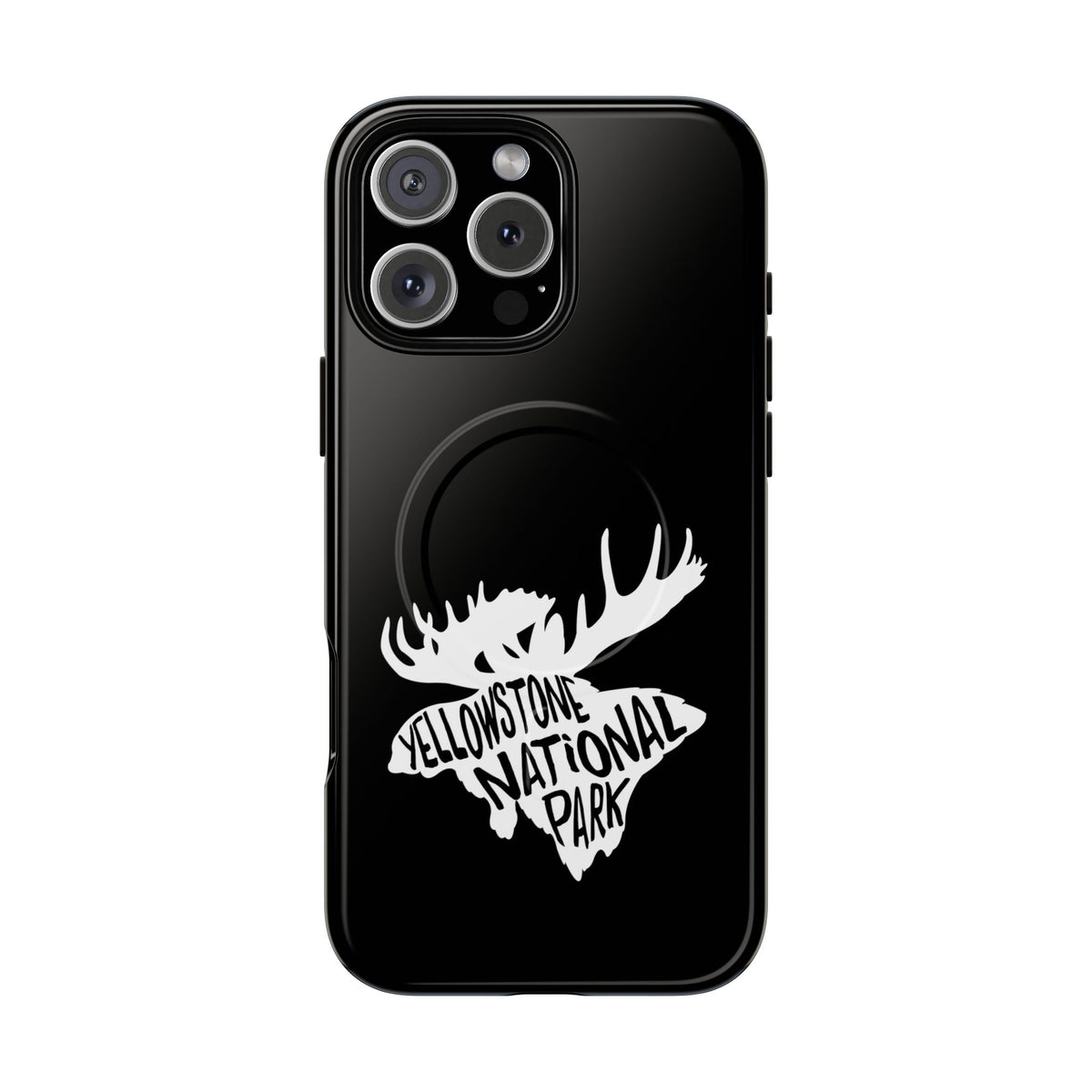 Yellowstone National Park iPhone Case with MagSafe - Moose Design