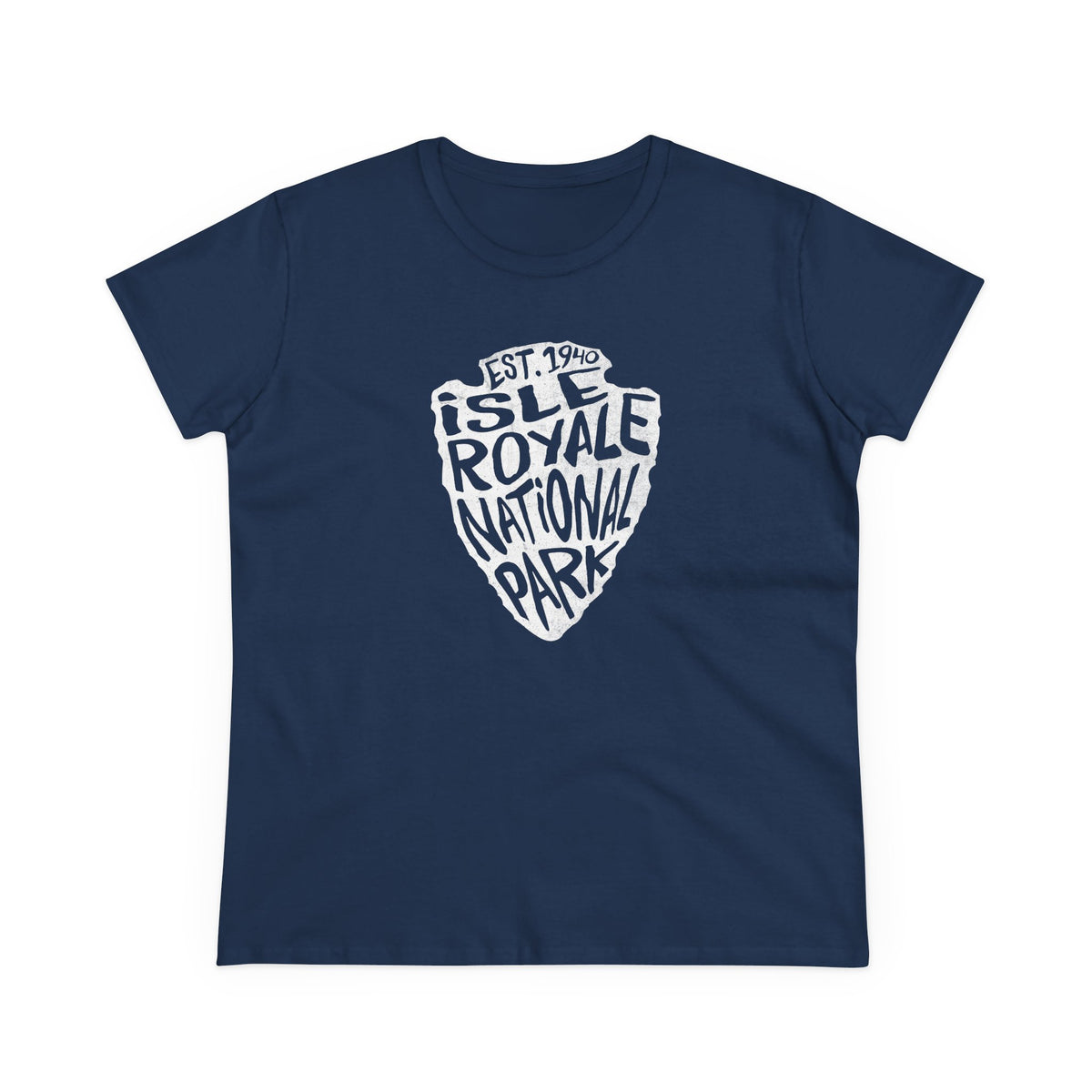 Isle Royale National Park Women's T-Shirt - Arrowhead Design