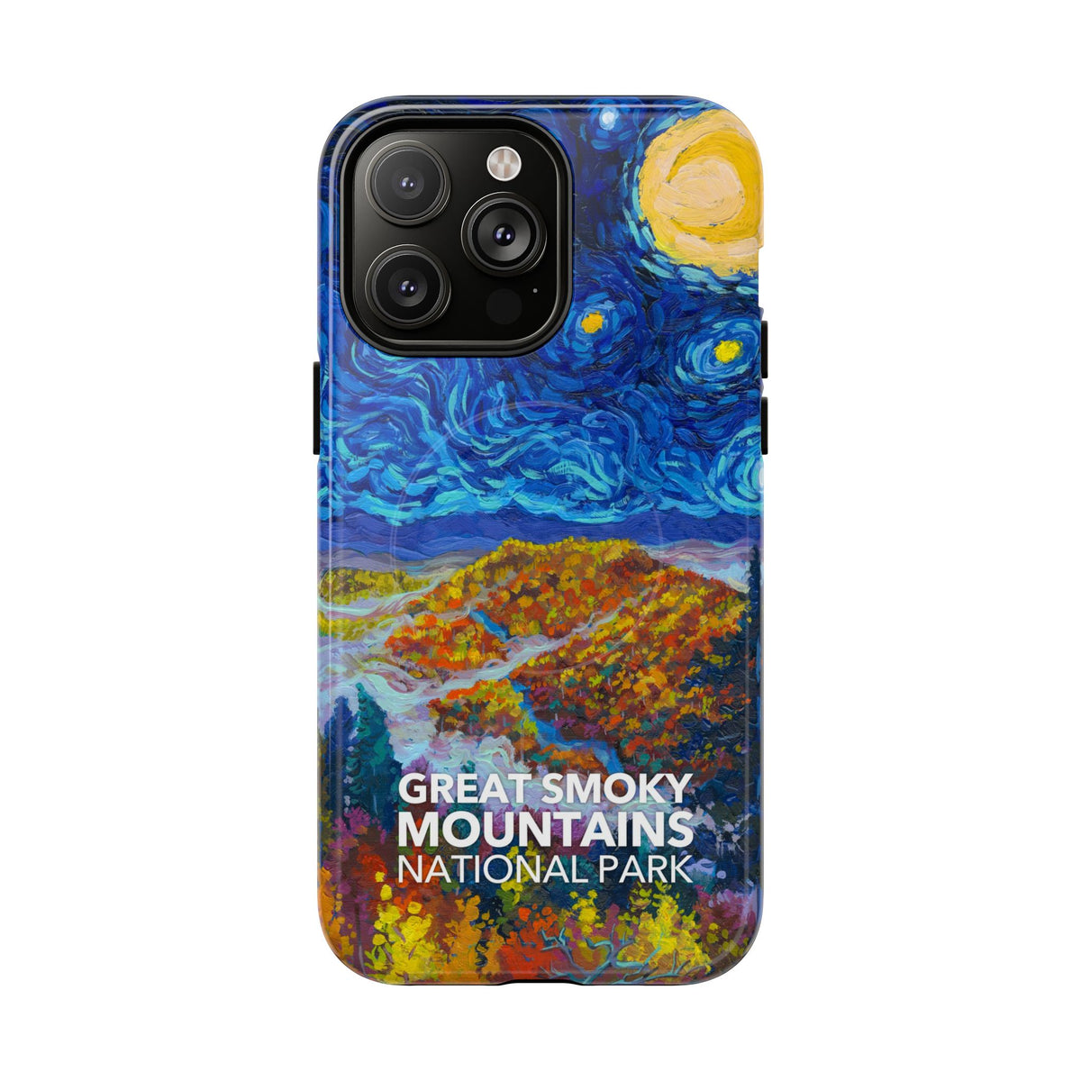 Great Smoky Mountains National Park iPhone Case with MagSafe - Starry Night