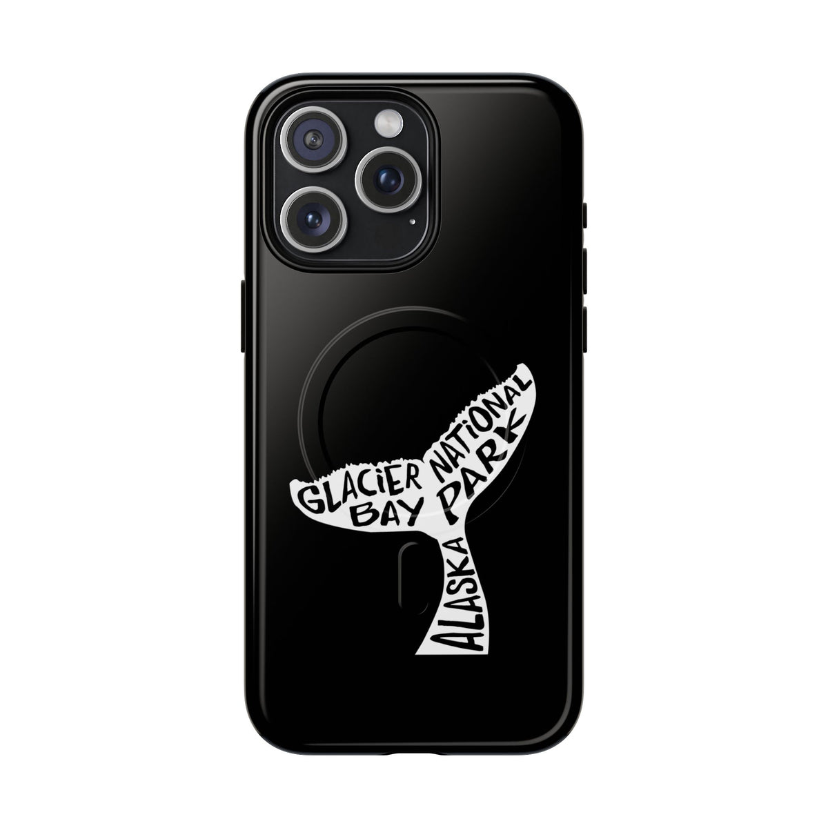 Glacier Bay National Park iPhone Case with MagSafe - Humpback Whale Tail Design