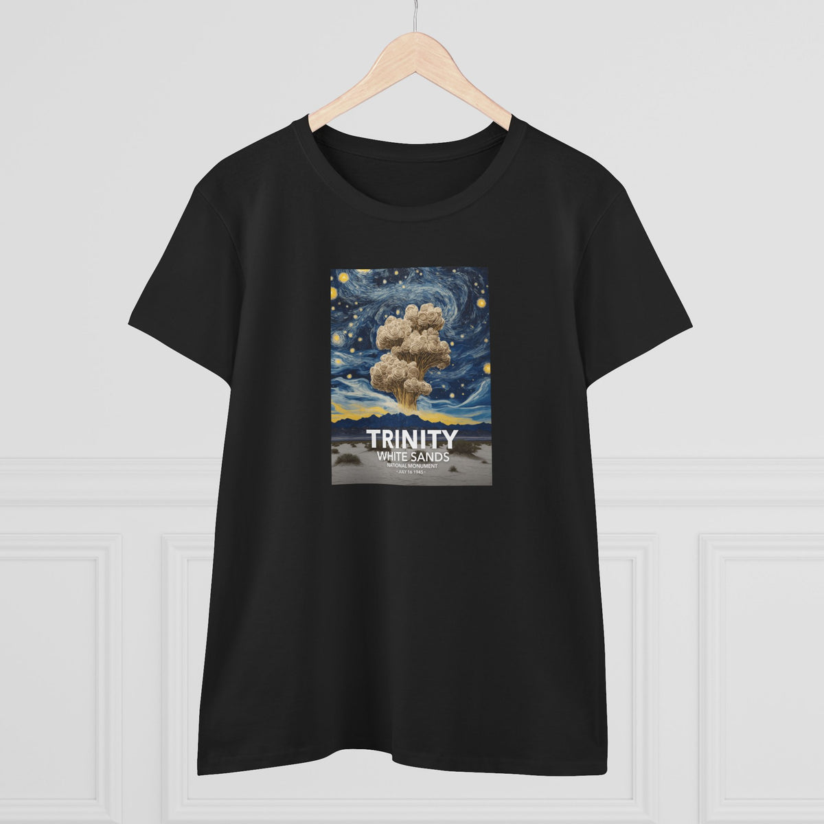 White Sands National Park Women's T-Shirt - Starry Night Trinity Test