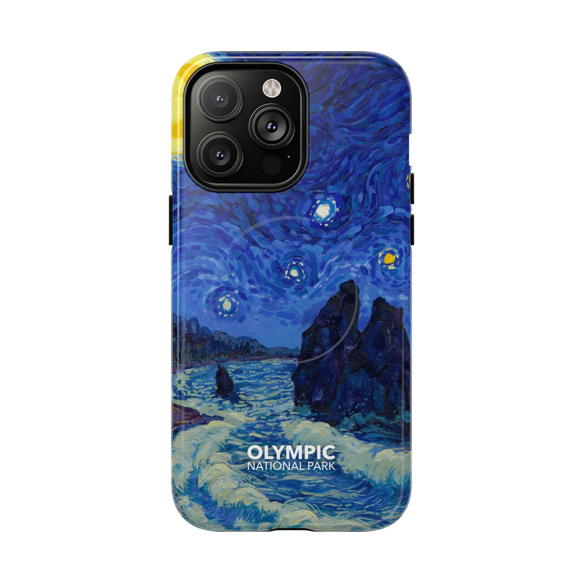 Olympic National Park iPhone Case with MagSafe - Starry Night