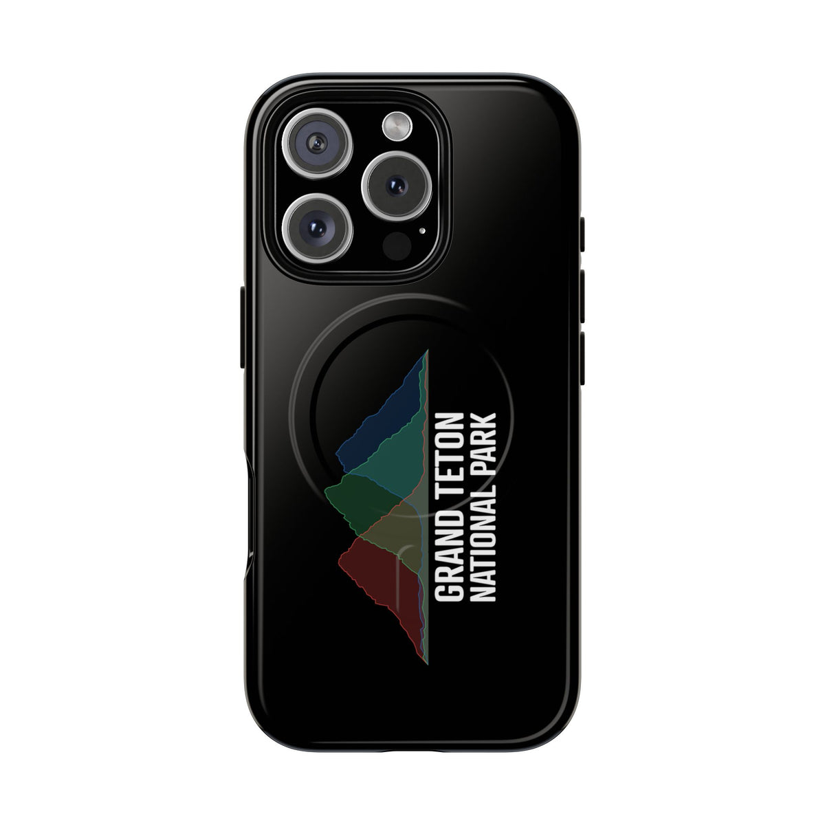 Grand Teton National Park iPhone Case with MagSafe - Histogram Design