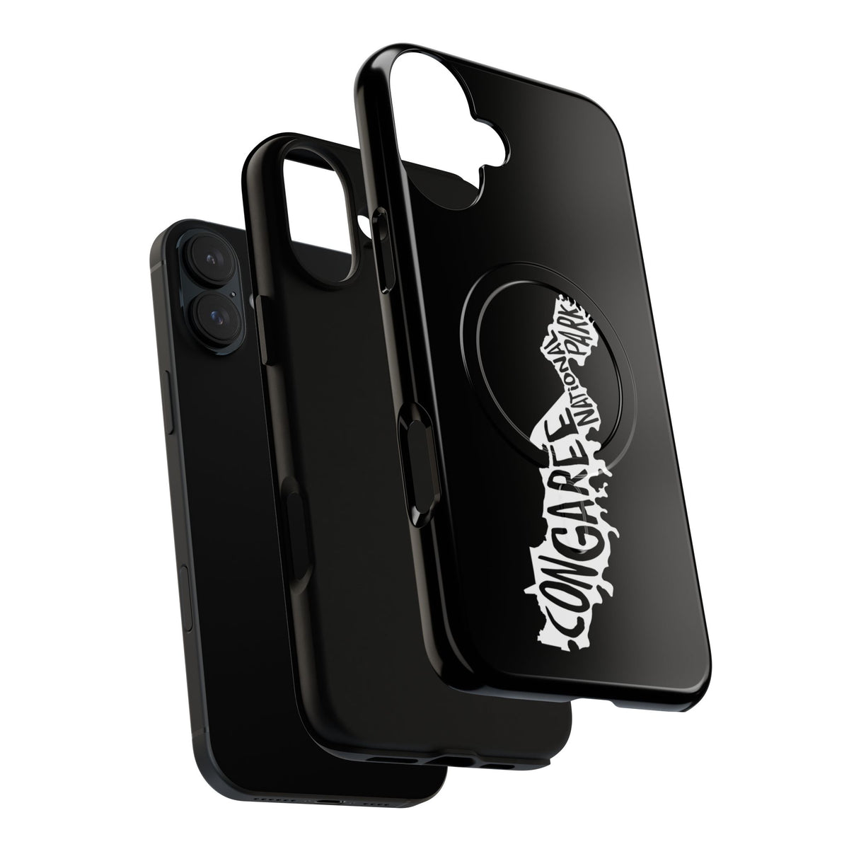 Congaree National Park iPhone Case with MagSafe - Map Design