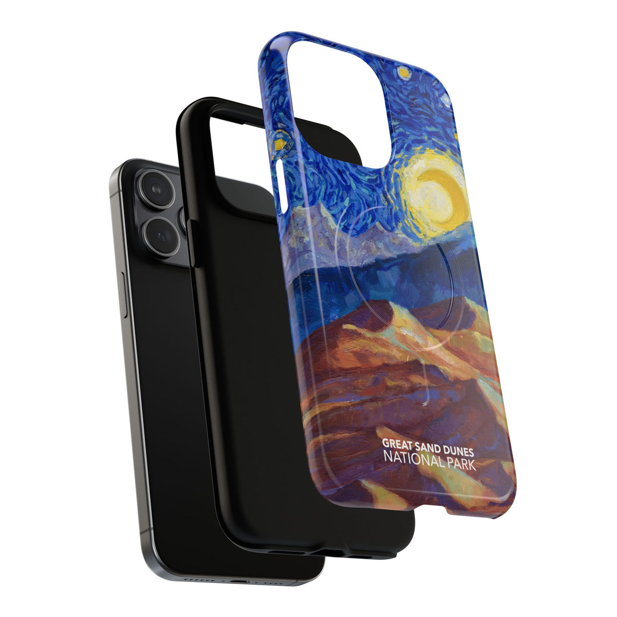 Great Sand Dunes National Park iPhone Case with MagSafe - Starry Night