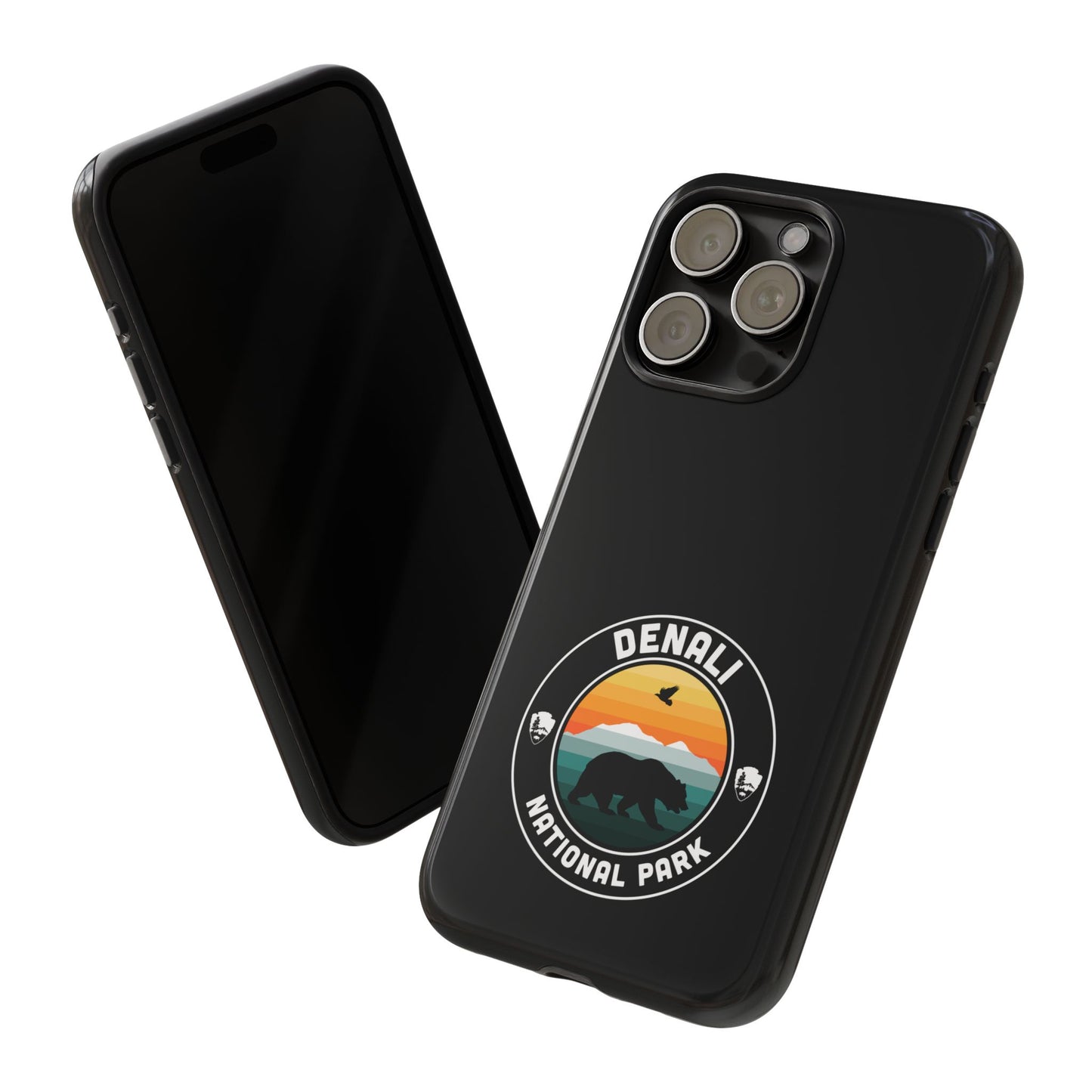 Denali National Park Phone Case - Round Emblem Design
