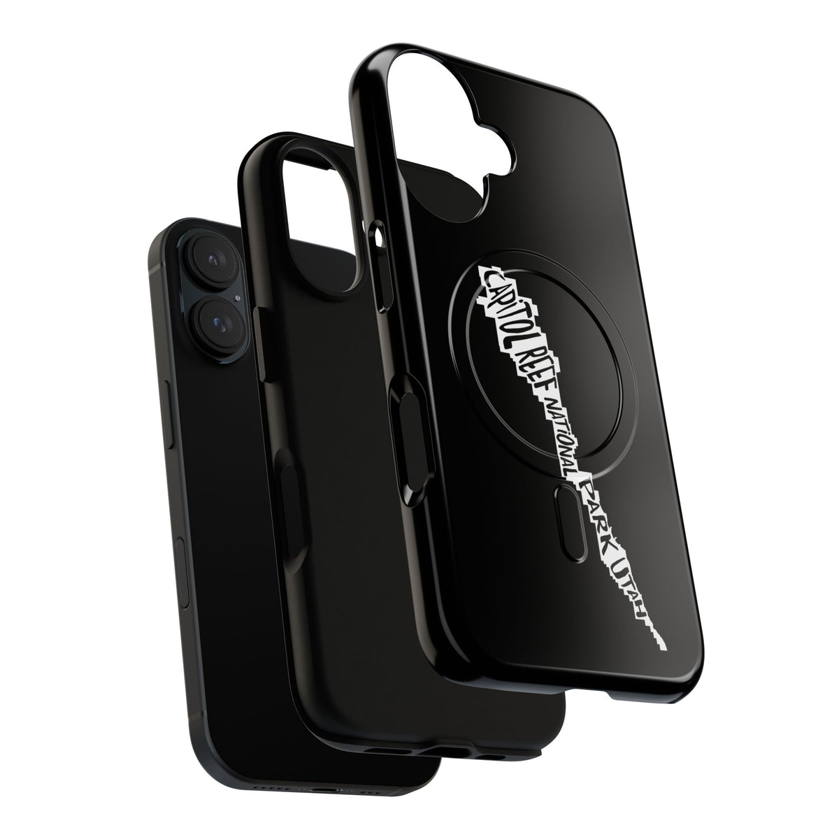 Capitol Reef National Park iPhone Case with MagSafe - Map Design