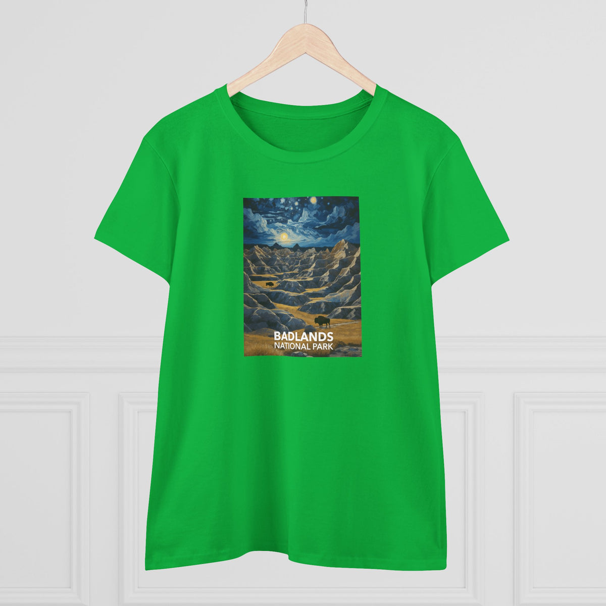 Badlands National Park Women's T-Shirt - Starry Night