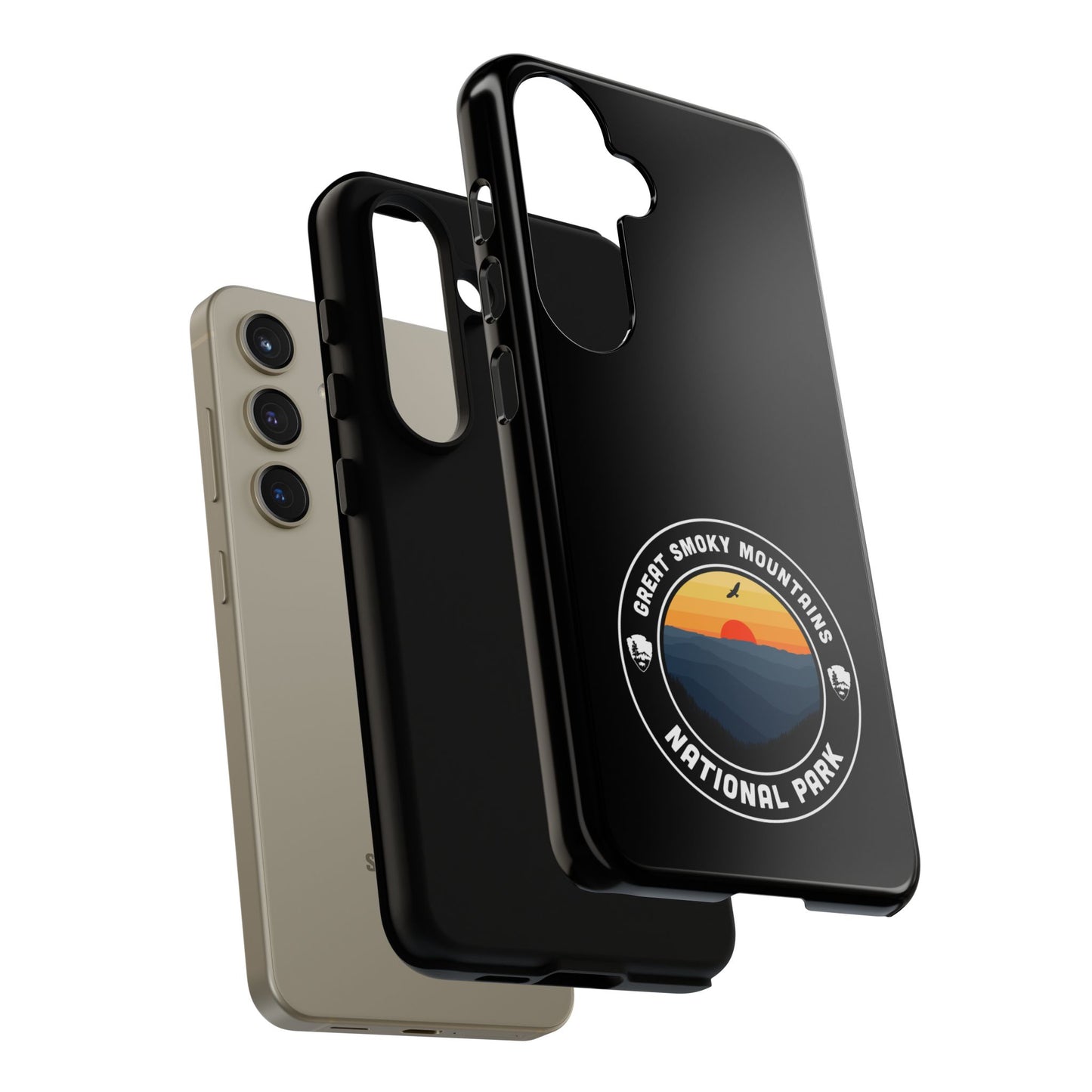 Great Smoky Mountains National Park Phone Case - Round Emblem Design